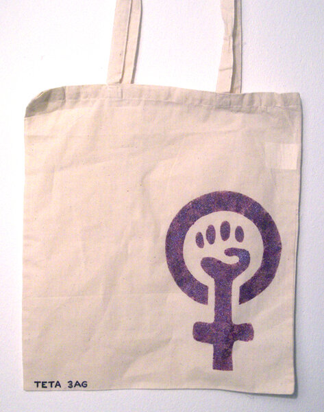 BOLSO TETA BAG BLANCO - FEMINISTA